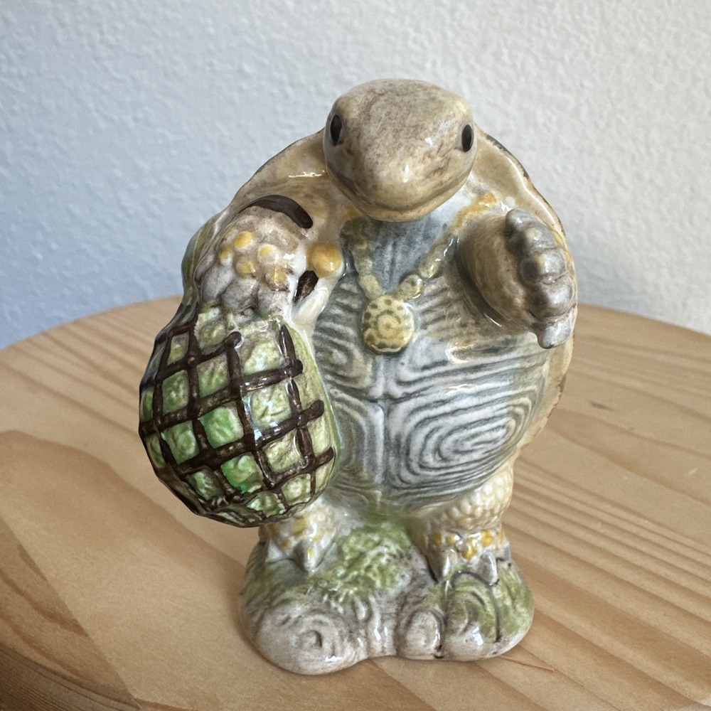 Beatrix Potter Mr Alderman Ptolemy Figurine 3.25 Inch Beswick England Tortoise